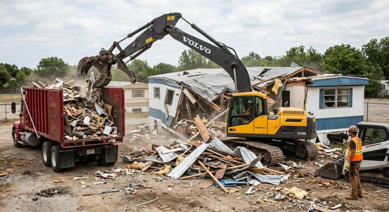 Mobile Home Demolition in Houston, TX
