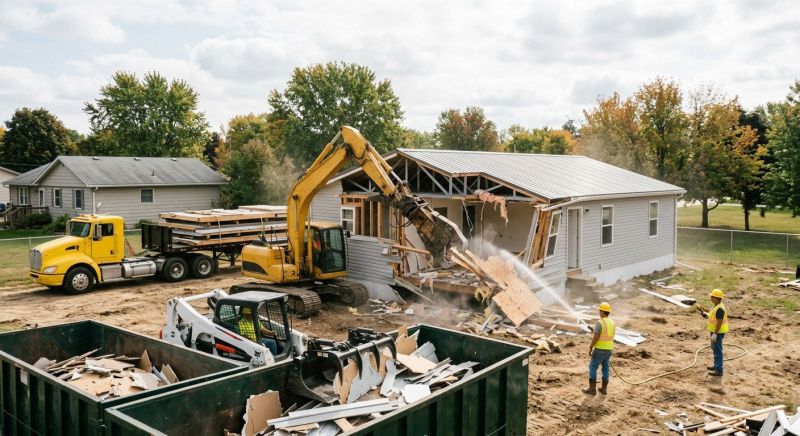 Modular Home Demolition in Houston, TX