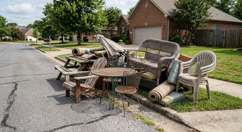Outdoor Furniture Disposal in Auburn, CA