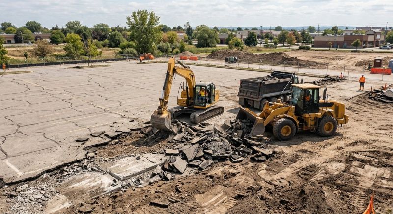 Parking Lot Removal in Houston, TX