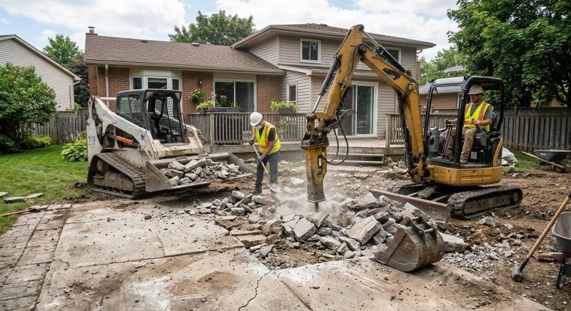 Patio Removal in Bergen County, NJ