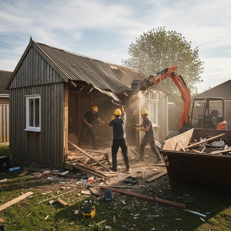 Pole Barn Demolition in Sacramento, CA