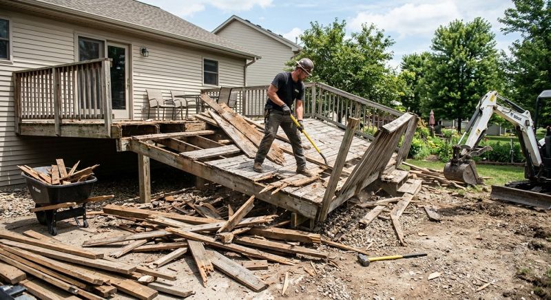 Pool Deck Demolition in Sacramento, CA