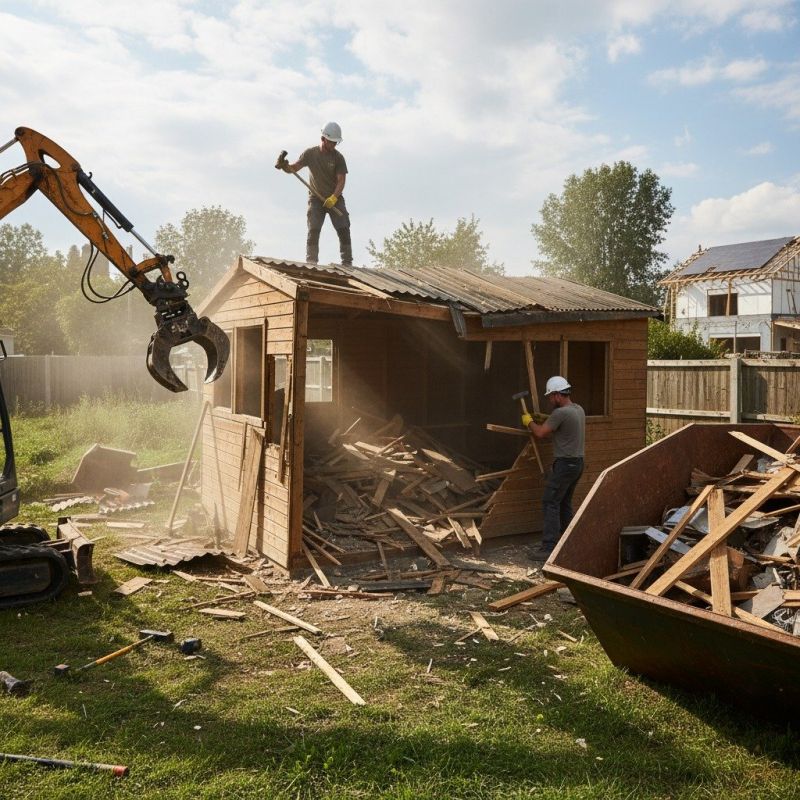 Shed Demolition in Bergen County, NJ