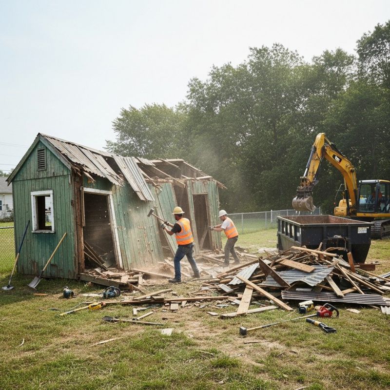 Shed Demolition in Sacramento, CA