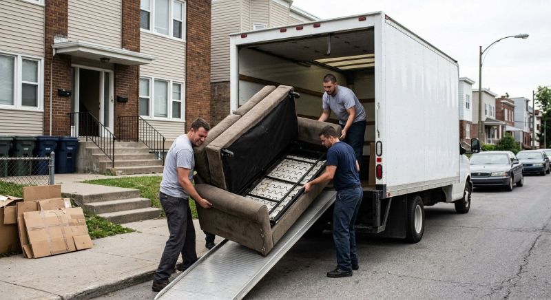 Sofa Bed Removal in Madison, WI