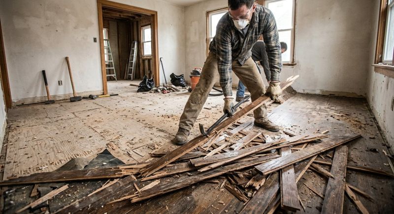 Subfloor Demolition in Frederick, MD