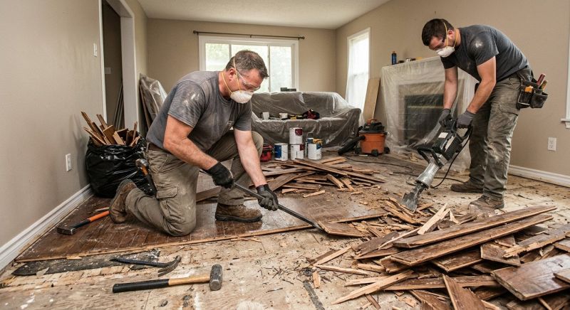 Subfloor Demolition in Frederick, MD