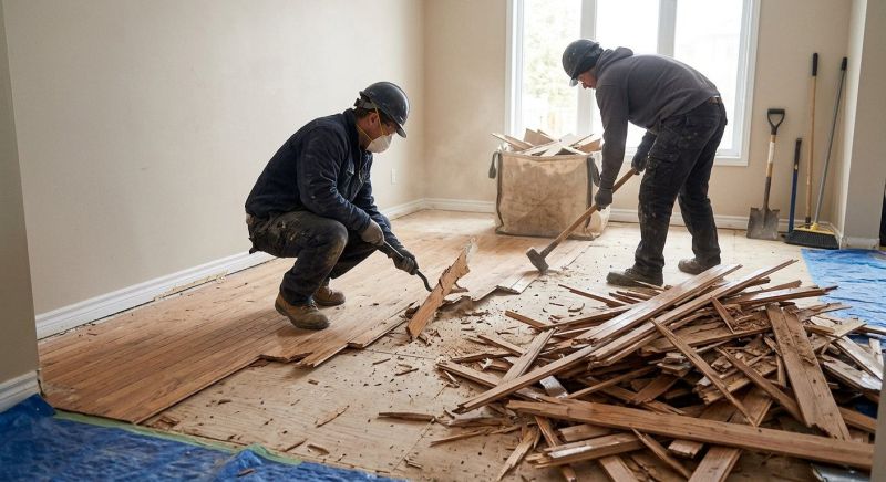 Subfloor Demolition in Frederick, MD