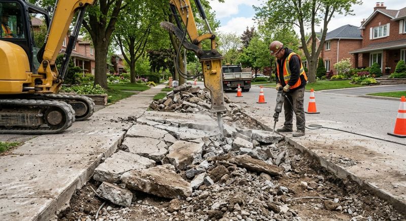 Walkway Demolition in Sacramento, CA